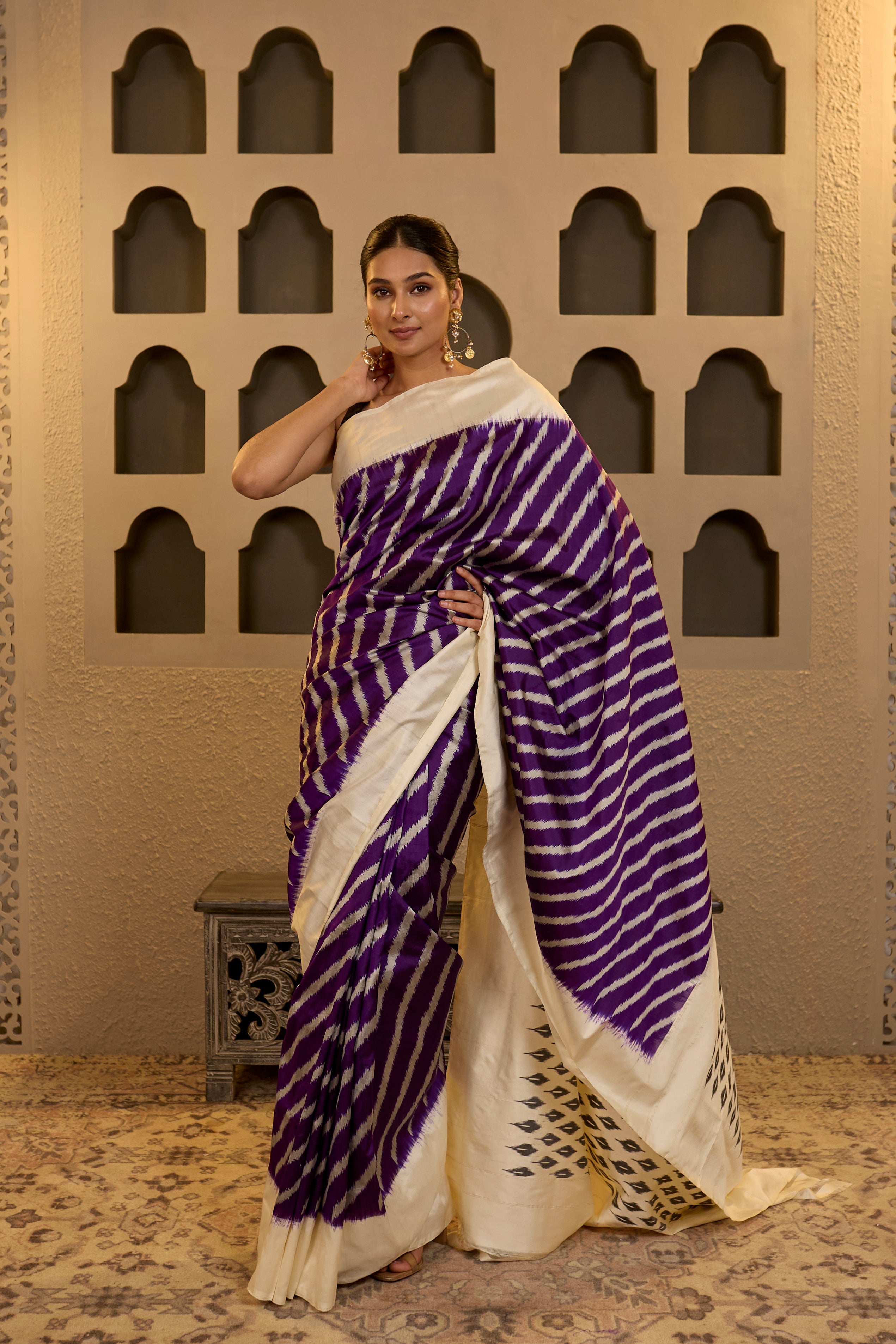 Purple White